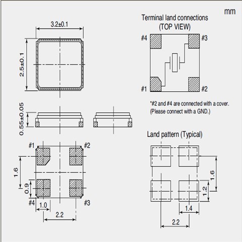 NDK晶振,贴片晶振,NX3225SA晶振,NX3225SA-24.000MHZ-STD-CSR-1晶振