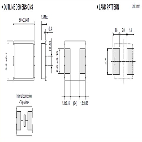 大河晶振,贴片晶振,FCX-03晶振,陶瓷面晶振