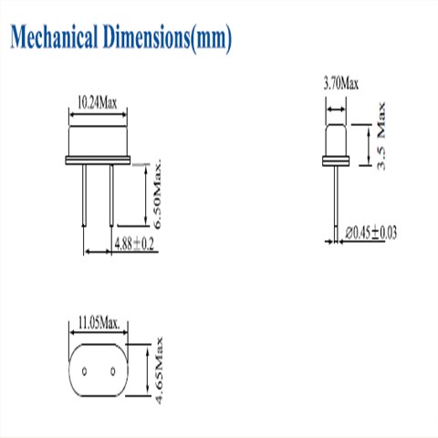 鸿星晶振,石英晶振,E49A晶振,E49A11E0X000JE晶振