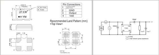 HSB221S 2520 TCXO HSB221S 2520 TCXO