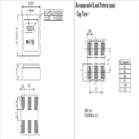 加高晶振,加高有源晶振,HSO323S石英振荡器