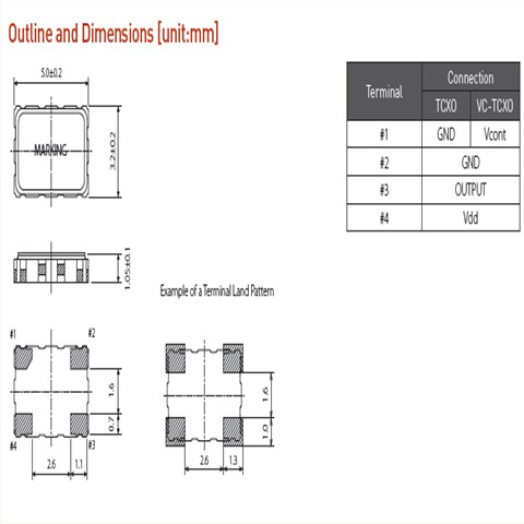 希华晶体,希华温补晶振,TXO832025LJ石英晶振