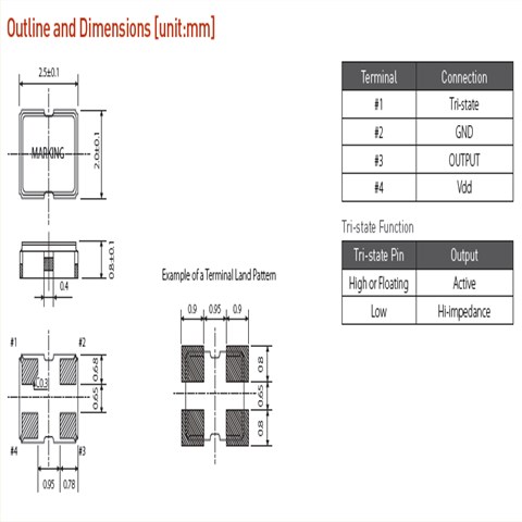 希华晶振,SIWARD CRYSTAL,SCO-2520振荡子