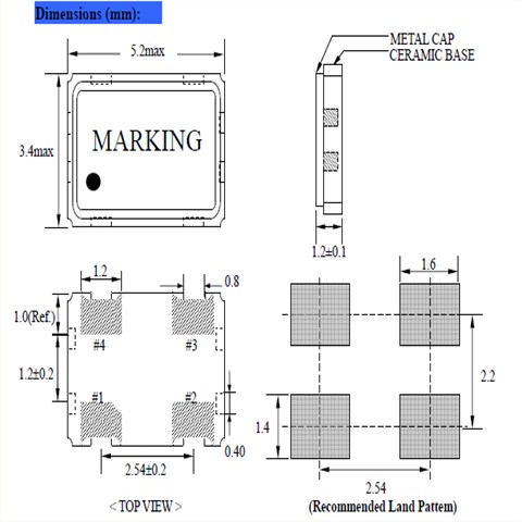NSK晶体,津绽晶振,NAOH53石英晶振