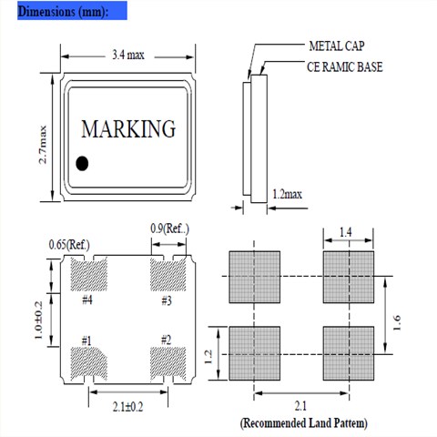 NSK晶振,津绽有源晶振,NAOK32晶体振荡子