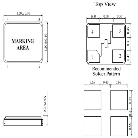 Hosonic水晶振动子\ETSB石英晶振\ETSB48E007502E\6G无线模块晶振