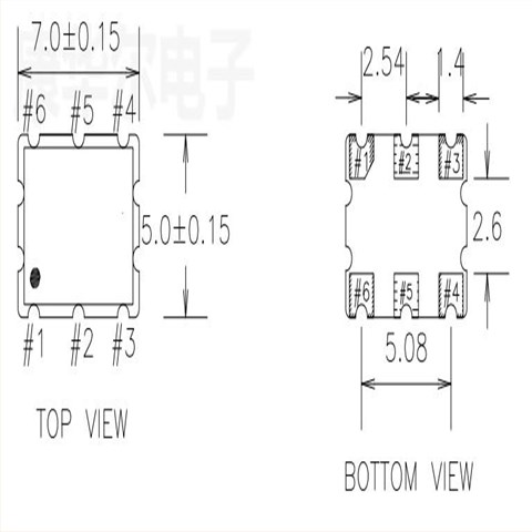 瑞萨有源晶振XL,750kHz,7050振荡器,XLP725000.750000X