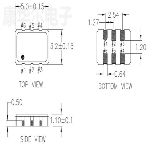 XUP535024.576000X,Renesas XU晶振,24.576MHz,SMD5032晶振