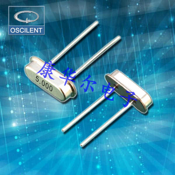 Oscilent提供多种封装尺寸的石英晶体151-16.0M-20-W