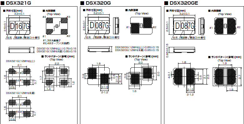DSX320G DSX321G DSX320GE 3225