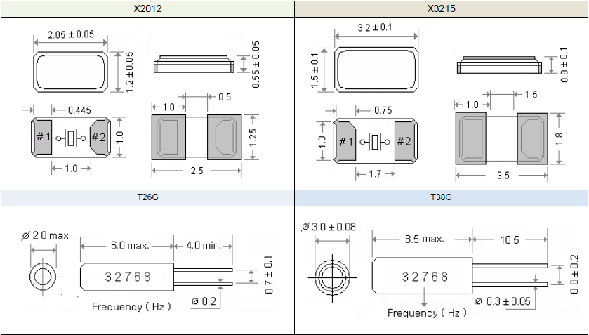 X2012 X3215 T26G T38G 2012 3215 2_6 3_8