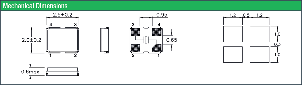 QANTEK晶振,石英贴片晶振,QC25晶体 QANTEK晶振,石英贴片晶振,QC25晶体