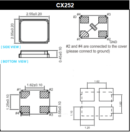 Cardinal晶振,高品质晶振,CX252晶体 Cardinal晶振,高品质晶振,CX252晶体
