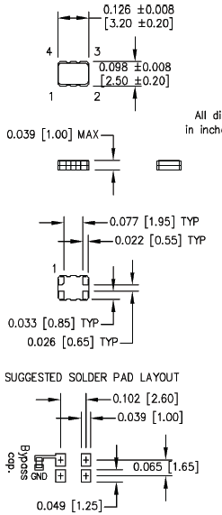 M6055 M6056 3225 TCXO VCTCXO M6055 M6056 3225 TCXO VCTCXO