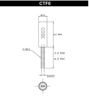 Cardinal欧美晶振,CTF6石英音叉晶体,CTF6-A1C2-32.768K-D6晶振