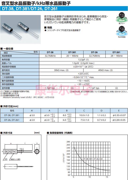 DT-38， DT-381 DT-26, DT-261 11