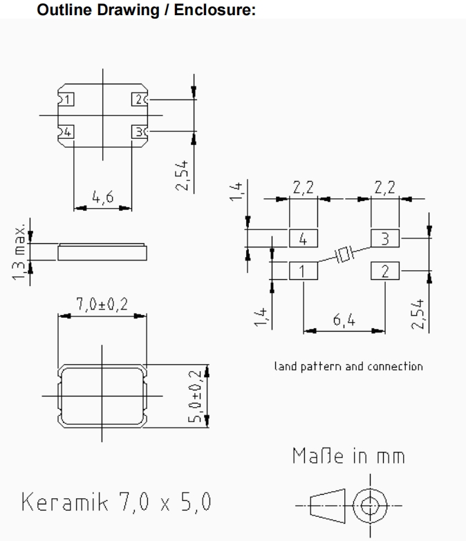XMP-5100无源晶体,XMP-5135-1A-16pF-19.200MHz,德国KVG晶体,6GWIFI晶振