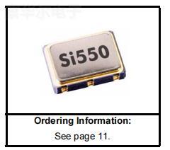 550BE000325DGR,1333.02857MHz,Skyworks LVDS晶振Si550,550BM000325DGR